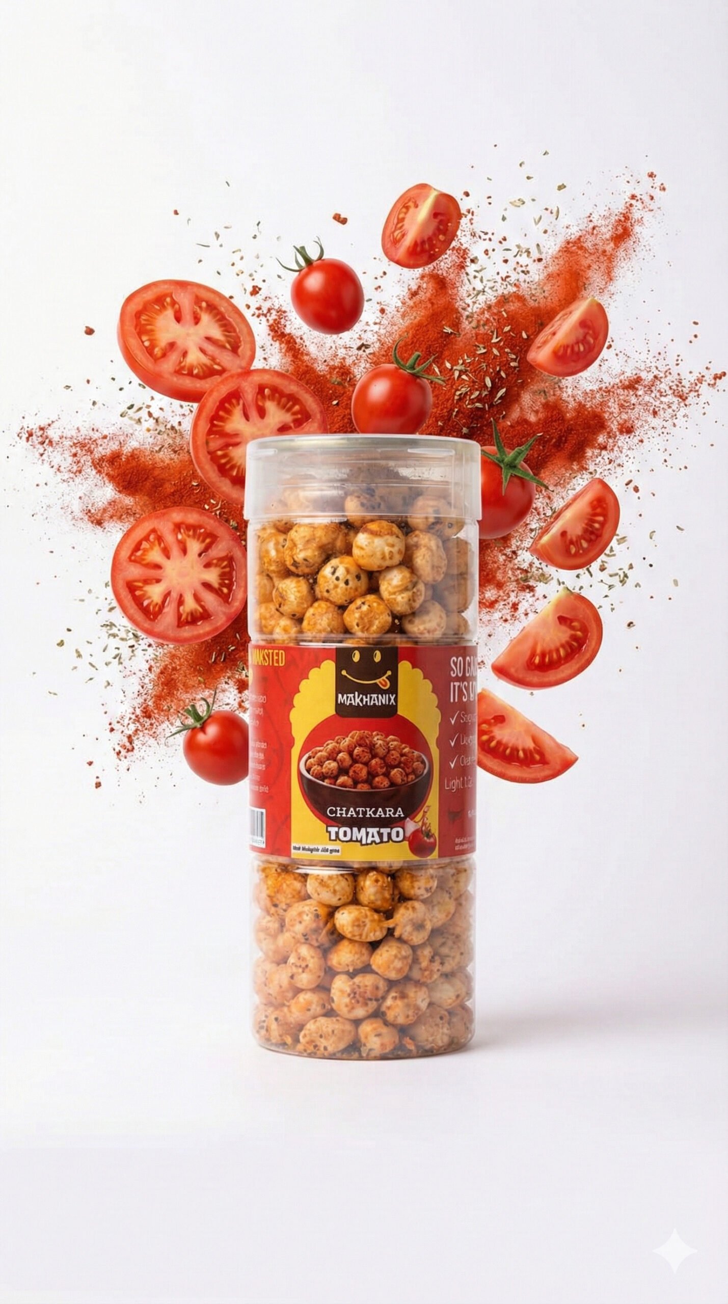 Chatkara Tomato Makhana – Tangy Roasted Fox Nuts