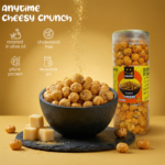 Tangy cheese flavoured makhana roasted fox nuts snack