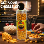 Tangy cheese flavoured makhana roasted fox nuts snack
