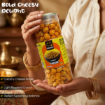 Tangy cheese flavoured makhana roasted fox nuts snack