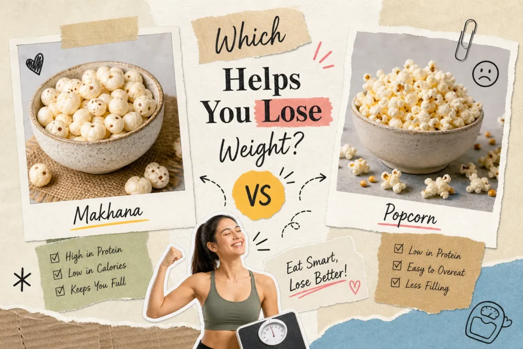 Makhana vs popcorn for weight loss the real answer